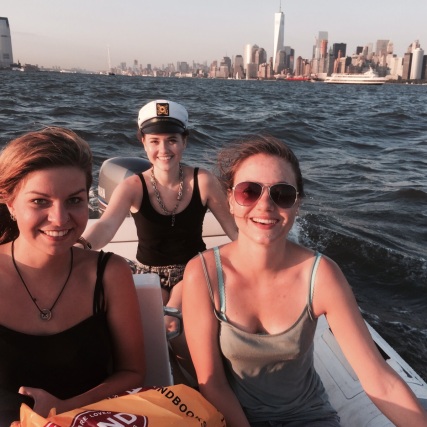 On a boat in NYC
